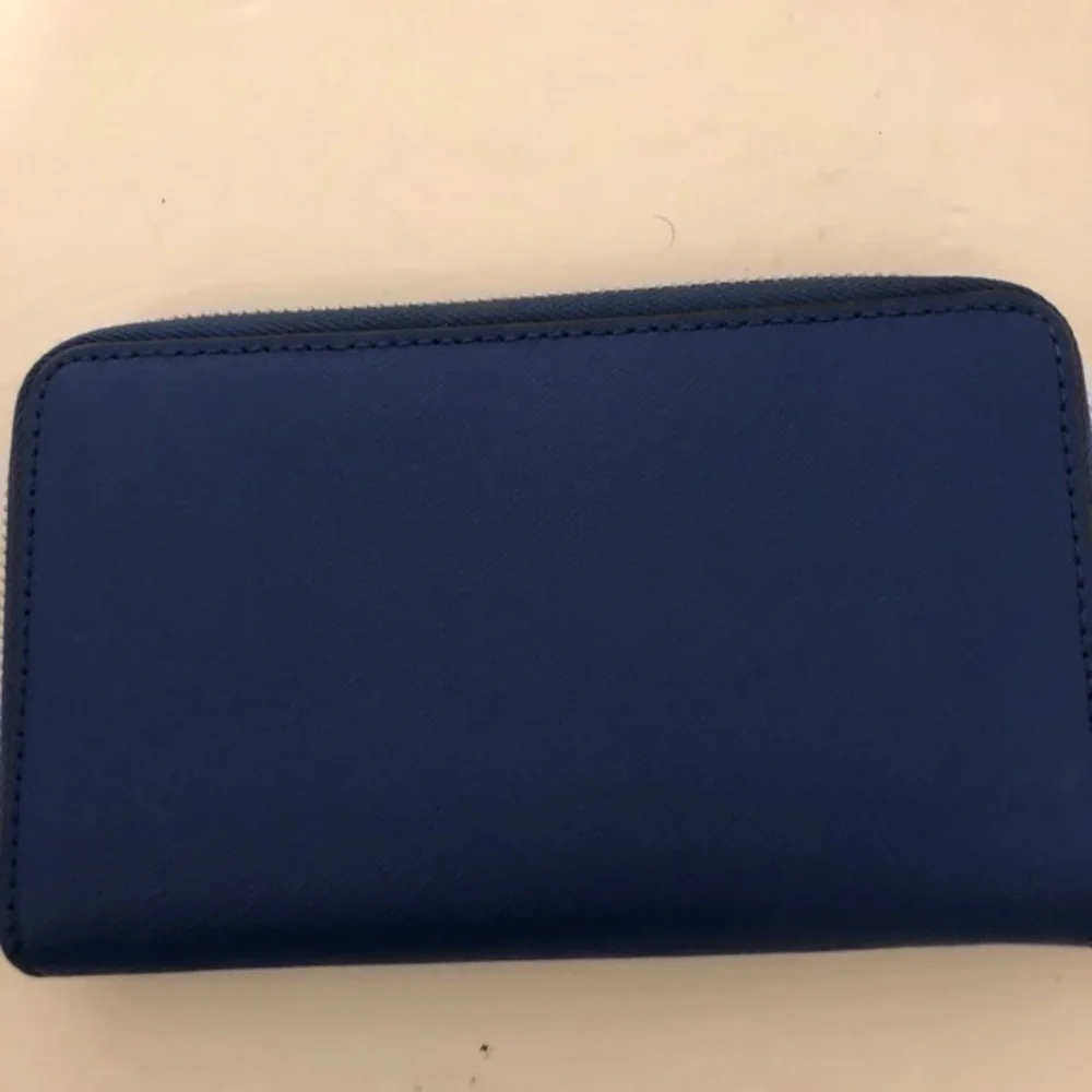 👛 MICHAEL KORS 👛 blue wristlet wallet